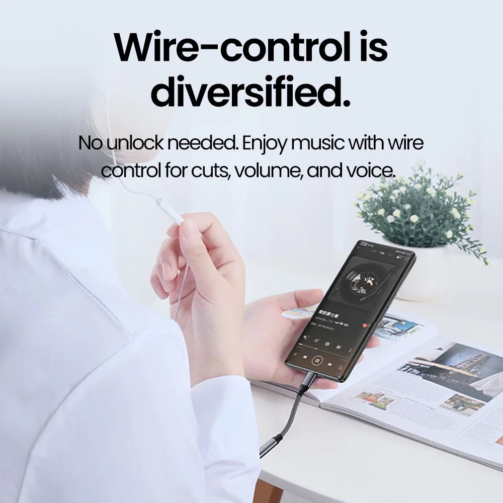 USB نوع C الإضاءة إلى 3.5 مللي متر Aux سماعة جاك محول الصوت محول كابل آيفون سامسونج شاومي بوكو بكسل هواوي 3.5 مللي متر #3