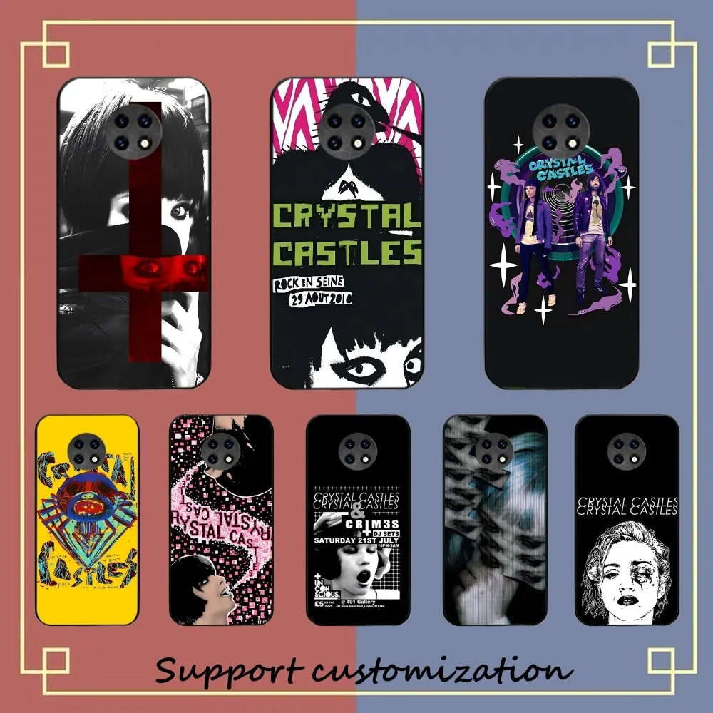 C-Crystal Castles Band Phone Case For Redmi Note 4 X 5 A 6 7 8 T 9 9S 10 11 11S 11Epro Poco M3 pro