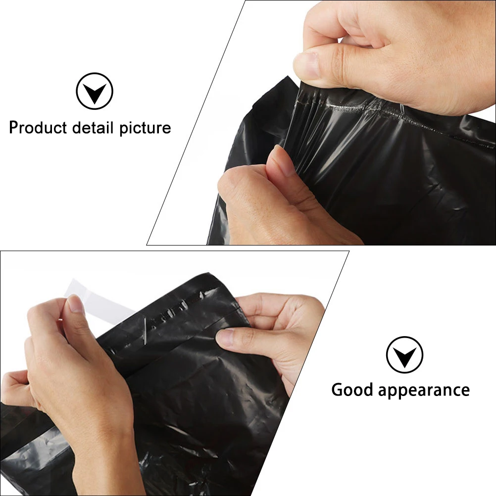 100 Uds. Sobre de correo impermeable, bolsa de correo autosellada, bolsa de embalaje de logística práctica, sobre de correo impermeable