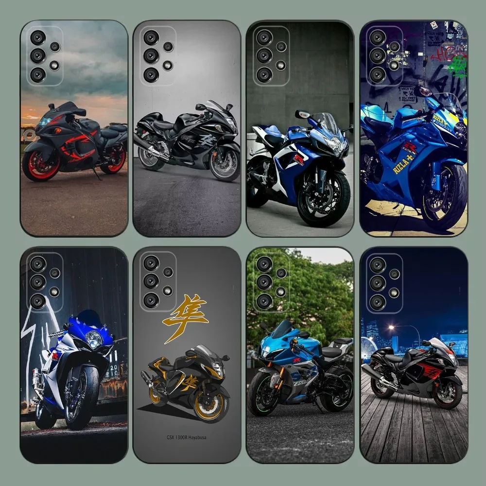 S-SUZUKIes MOTOR  Phone Case For Samsung Galaxy A20,A21s,A22,A31,A32,A52,A53,A72,73,A80,A91 Soft Black Cover