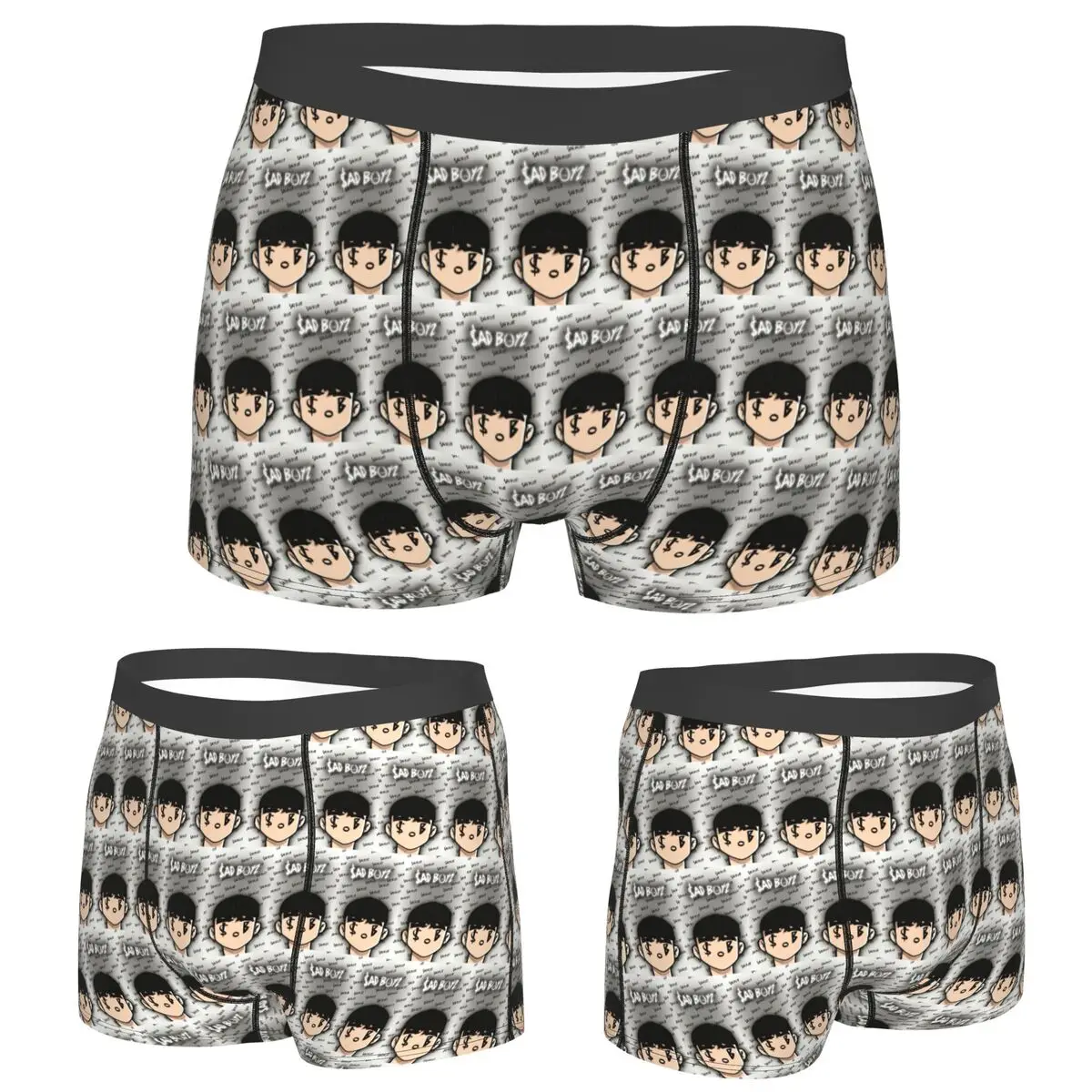 

Boxer Underpants Shorts Junior H Sad Boyz Corridos Tumbados Mexico Panties Men Ventilate Underwear for Homme Man Boyfriend Gift