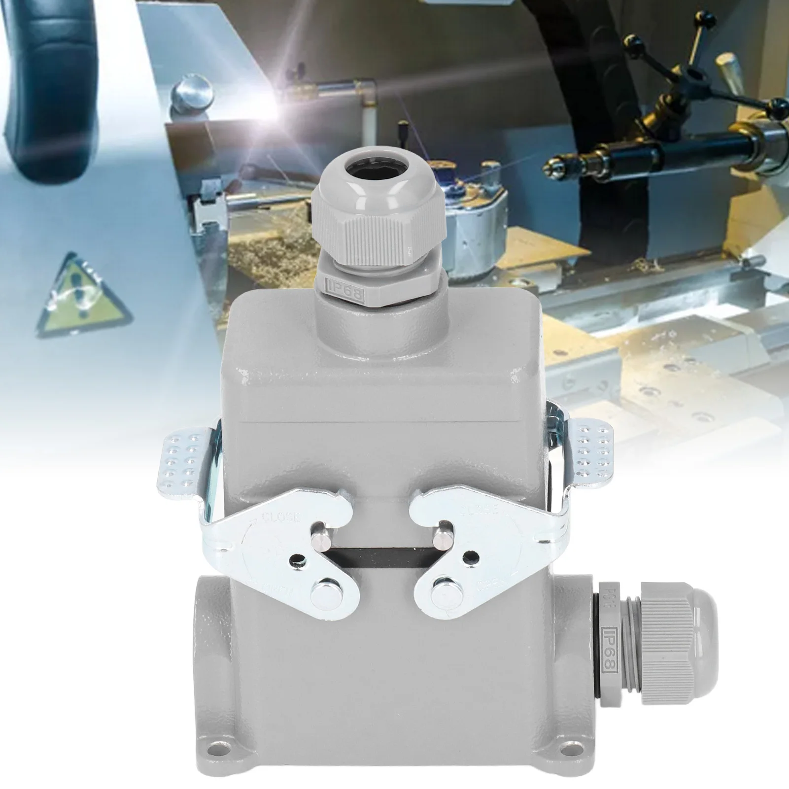 

Сверхмощный разъем Прямоугольный разъем из литого алюминиевого сплава с промышленных вилками 16А 500В Водонепроницаемый прямоугольный разъем