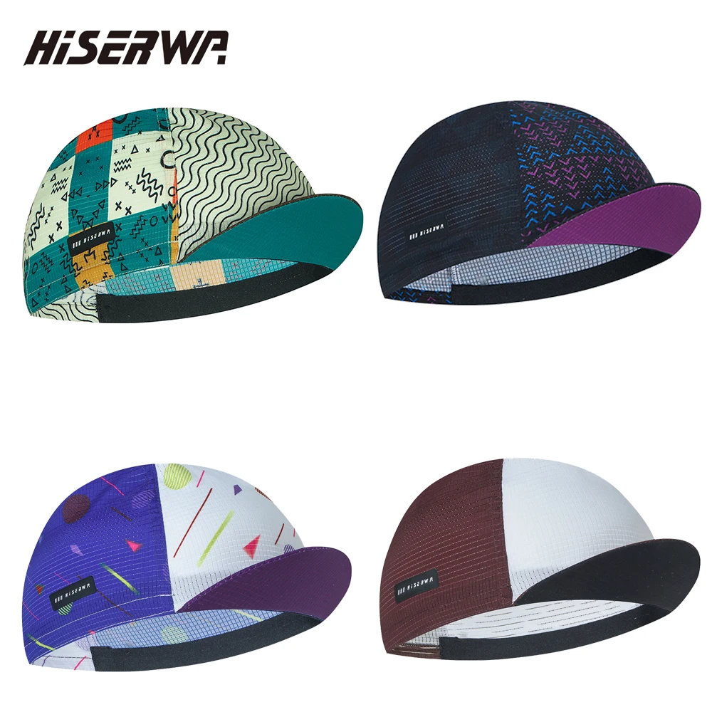 

Hiserwa New Cycling Caps Bike Hats Under Helmet Quick-dry Breathable Elastic Bicycle Helmet Liner Men And Women Biking Cap