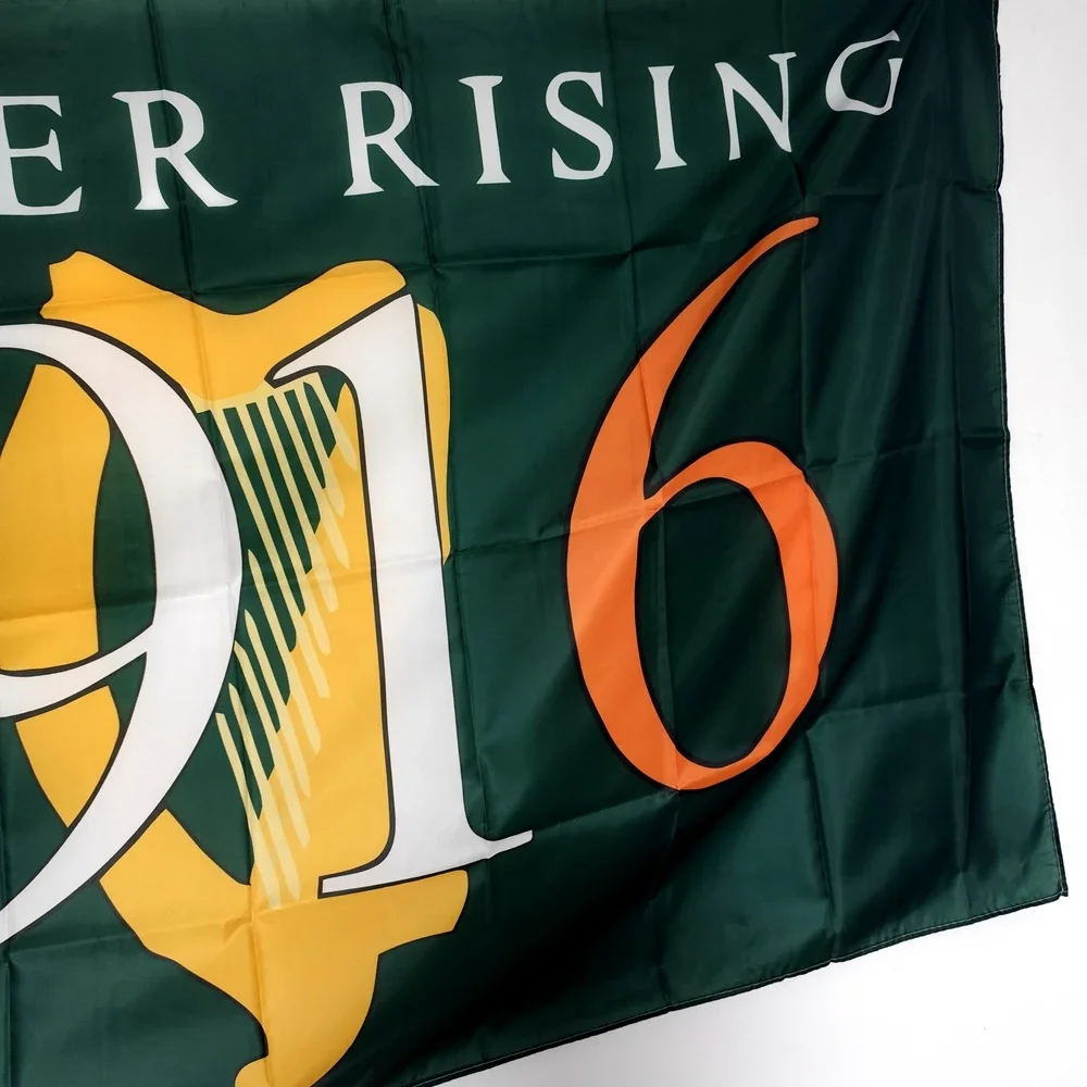 Easter Rising Flag Irish Republic Ireland St Patricks Flag Graphic Printed Hanging Banner Tapestry Banner Polyester Decoration