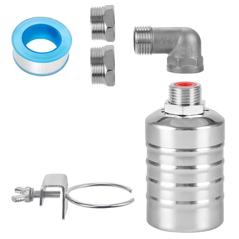 

1/2Inch To 3/4Inch Water Float Valve,Stainless Steel Float Valve,Fully Automatic Water Level Controller Float Valve Easy To Use