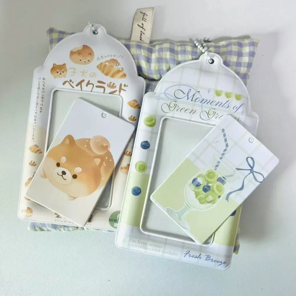 

New For 3inch Kpop Photocard Holder PVC Ins Style Idol Photo Frame Gift Cartoon Card Holder Card Case