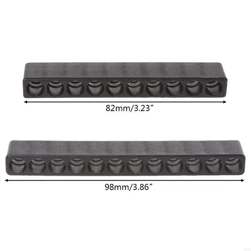 

12 Holes Hex Bit Organiser Plastic Screwdriver Bit Holder Drill for Head Storage Case Box Block for 6.35mm Hex Shank