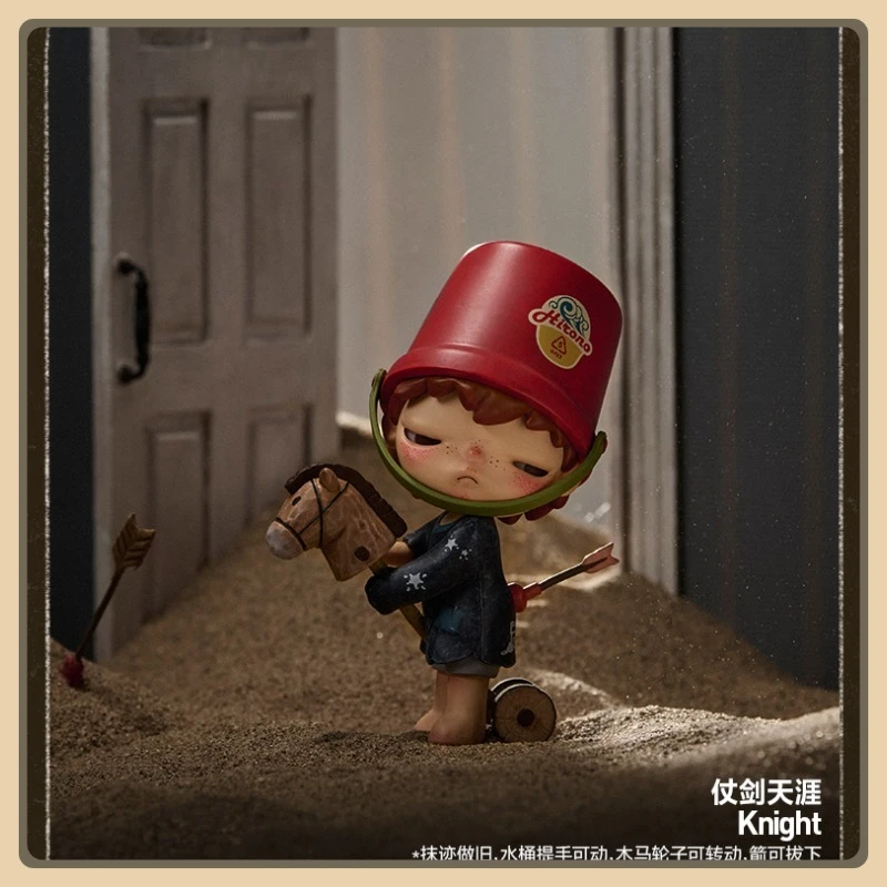 

Genuine POPMART Hirono Echo Series Blind Box figurines trendy tabletop ornaments and xmas gifts Collection Children's toys