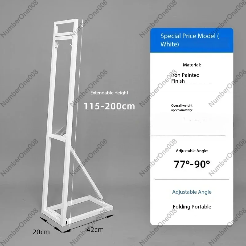 Telescopic Poster Stand Floor Display Frame Adjustable Height for Wedding Sign Banner Billboard