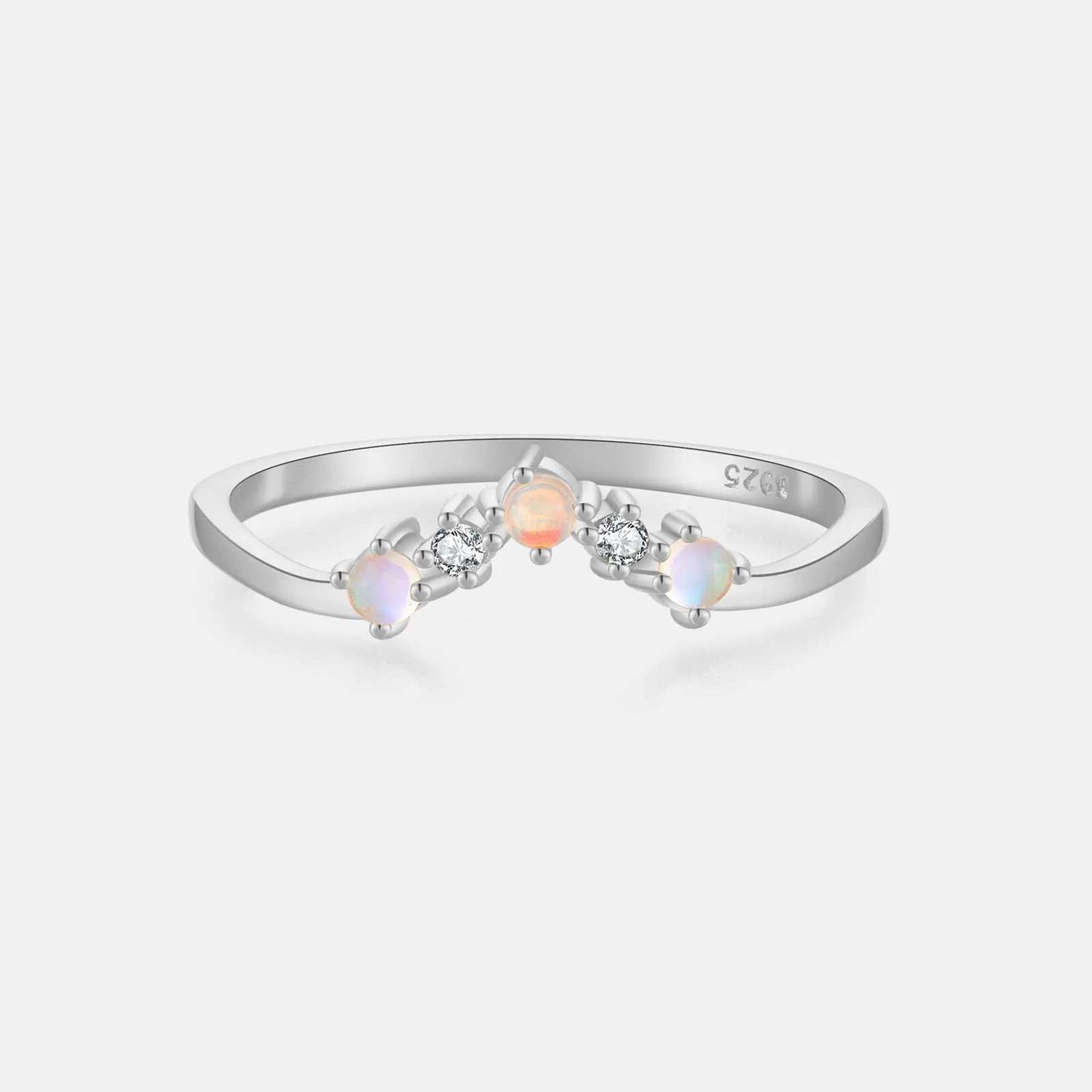 

VEWANT 925 Sterling Silver Opal CZ Women Ring Luxury Fine Jewelry 2025 Wedding Jewels 2025 Wedding Fine Luxury Jewelry