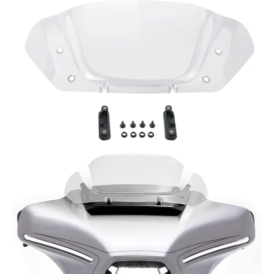 

Прозрачный 10-волновой ветровой сплиттер для Harley Davidson CVO Street Glide FLHXSE 20232024 и Street Glide FLHX 20