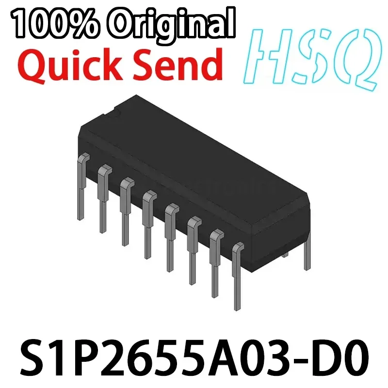 1PCS S1P2655A03 S1P2655A S1P2655A03-D0 DIP16 จุดเดิมชิป Linear Integration