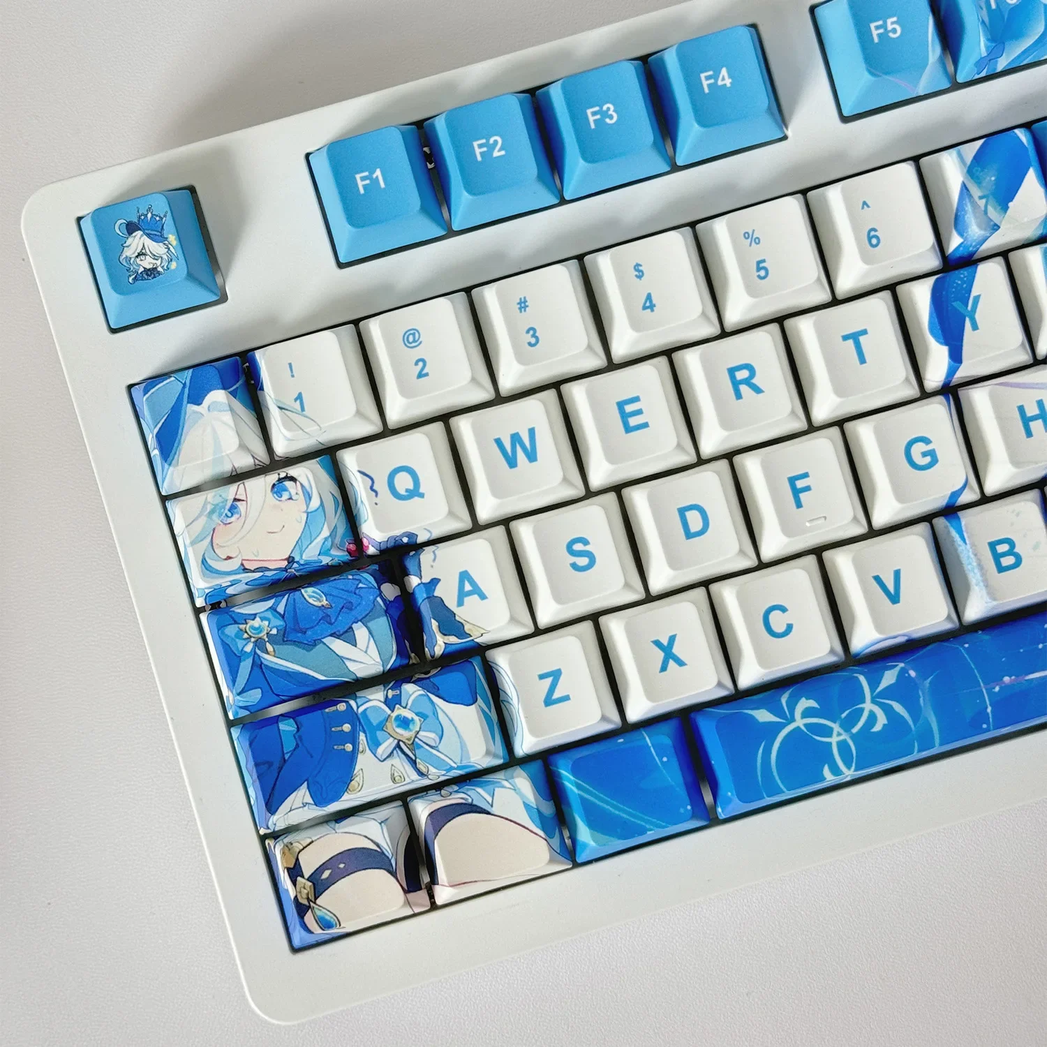 

Personalized keycaps Original five-sided hot sublimation small full set of mechanical cross shafts