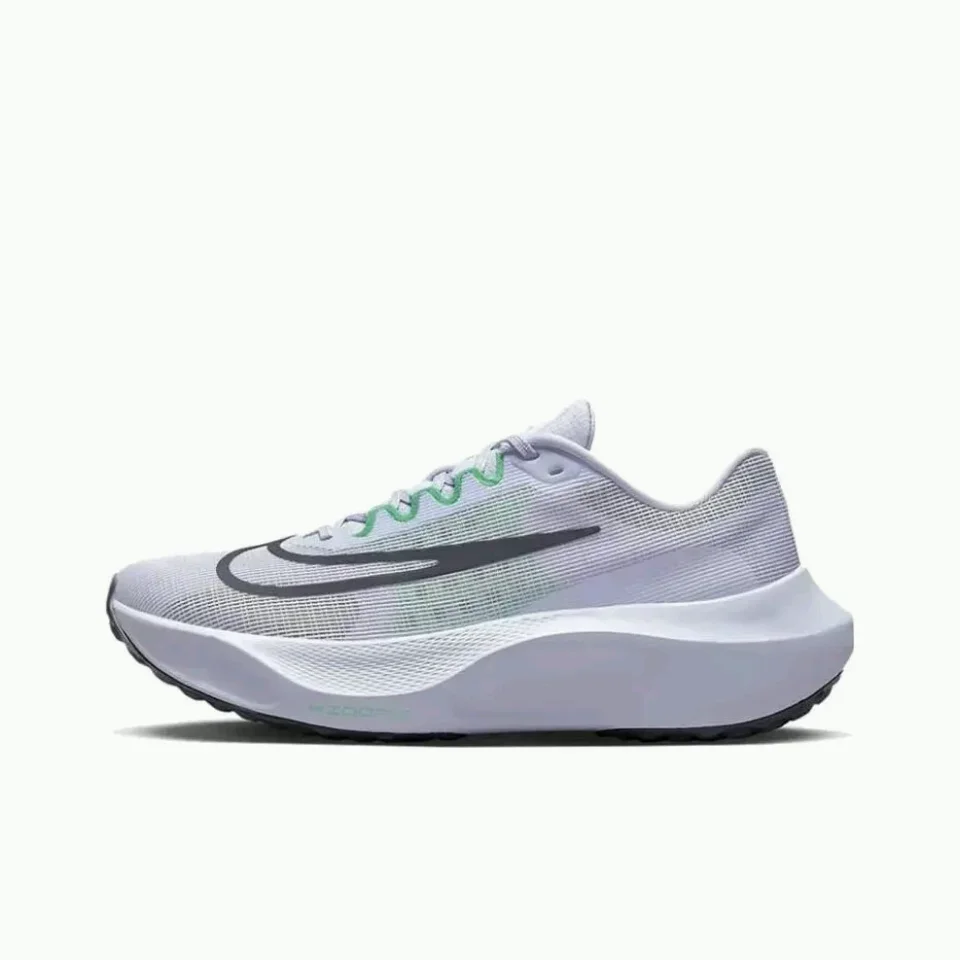 

Nike Zoom Fly 5 Men and Women, Mesh, Soft and Comfortable, Non-stuffy, Comfortable, Lightweight, Versatile, Running Shoes White
