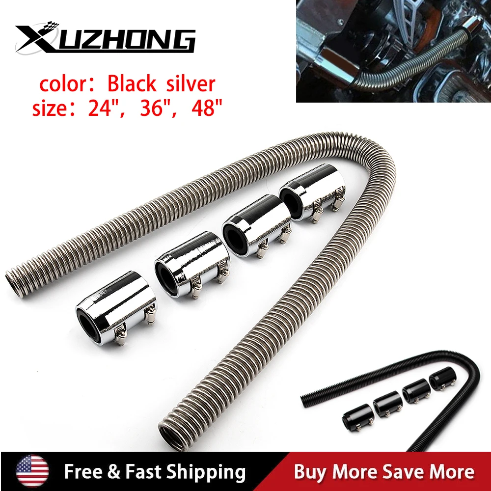 

Универсал 24" 36" 48" автодвигатель роestvrijstalen radiateurslangset en roestvrij staal met verchroomde dopklem