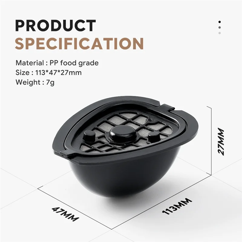 Cápsula de café de chá reutilizável para nesel st9662.62 máquina de café cápsulas de filtro recarregáveis com suporte de pó-A77G