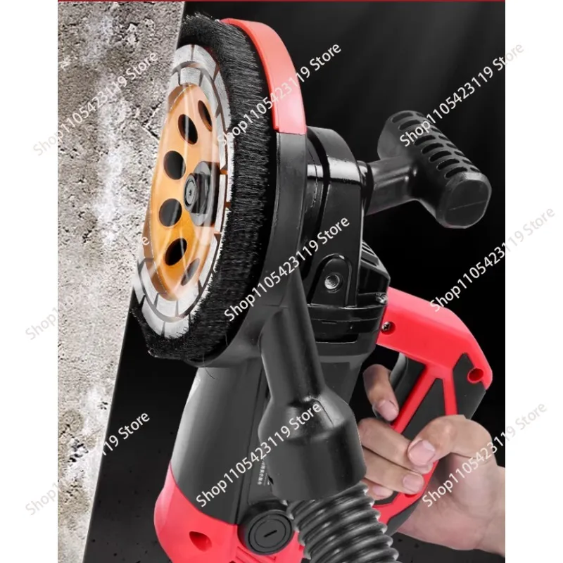 Wall Polisher Hand Held Edge Grinding Polishing Machine 2450w 105mm*3 Discs Small Portable Concrete Grinder Industrial Floor