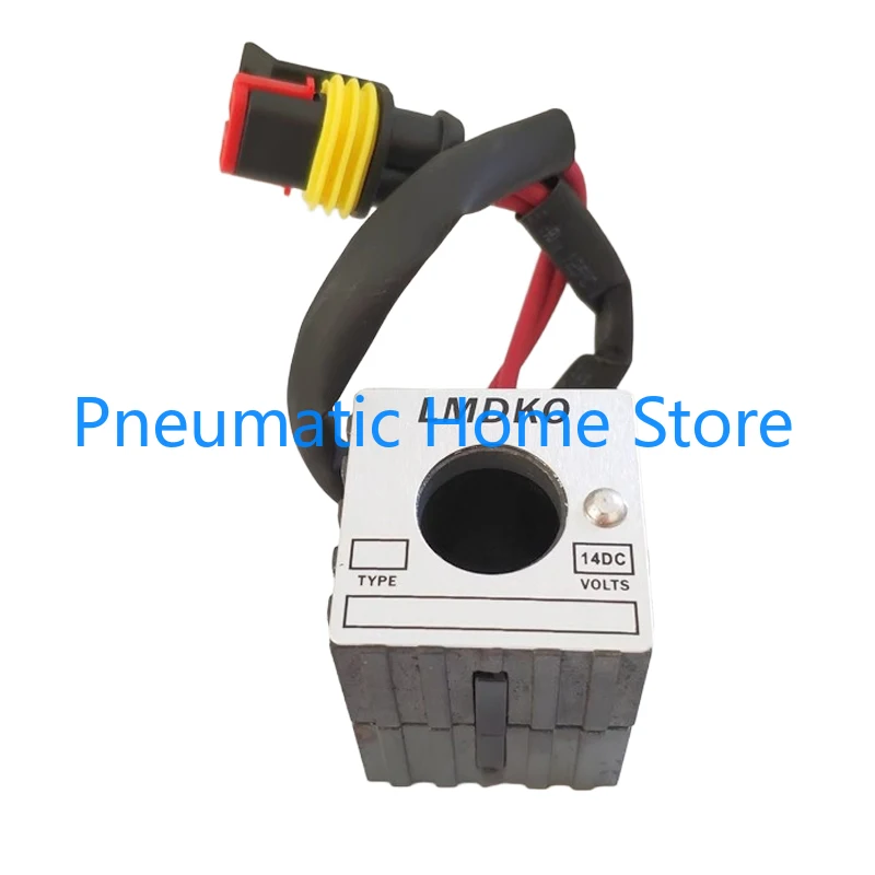 LMDKO JCM 906 908 913 Sany Excavator Solenoid Valve Coil Pilot Safety Lock VAUDE 60/65/75 Inner Diameter 16mm Height 42mm