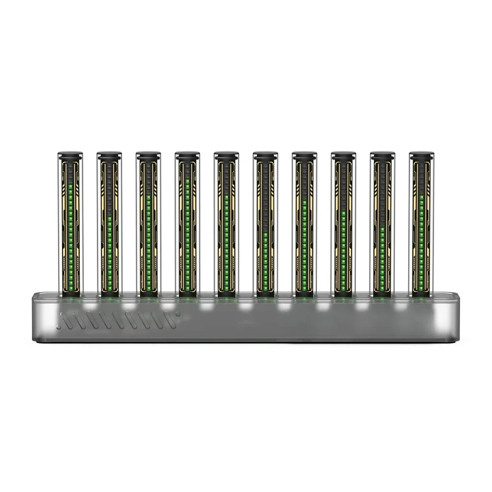 Retro Glow Tube Tube Music Spectrometer Level Pickup Rhythm Light Tabletop Ornament | T10