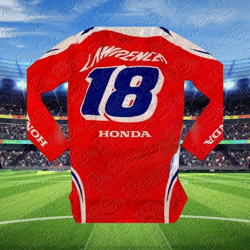 

Classic HONDA retro jersey Jeremy Martin Motocross Racing Shirt men's breathable fast drying fashionable casual sports T-shirt