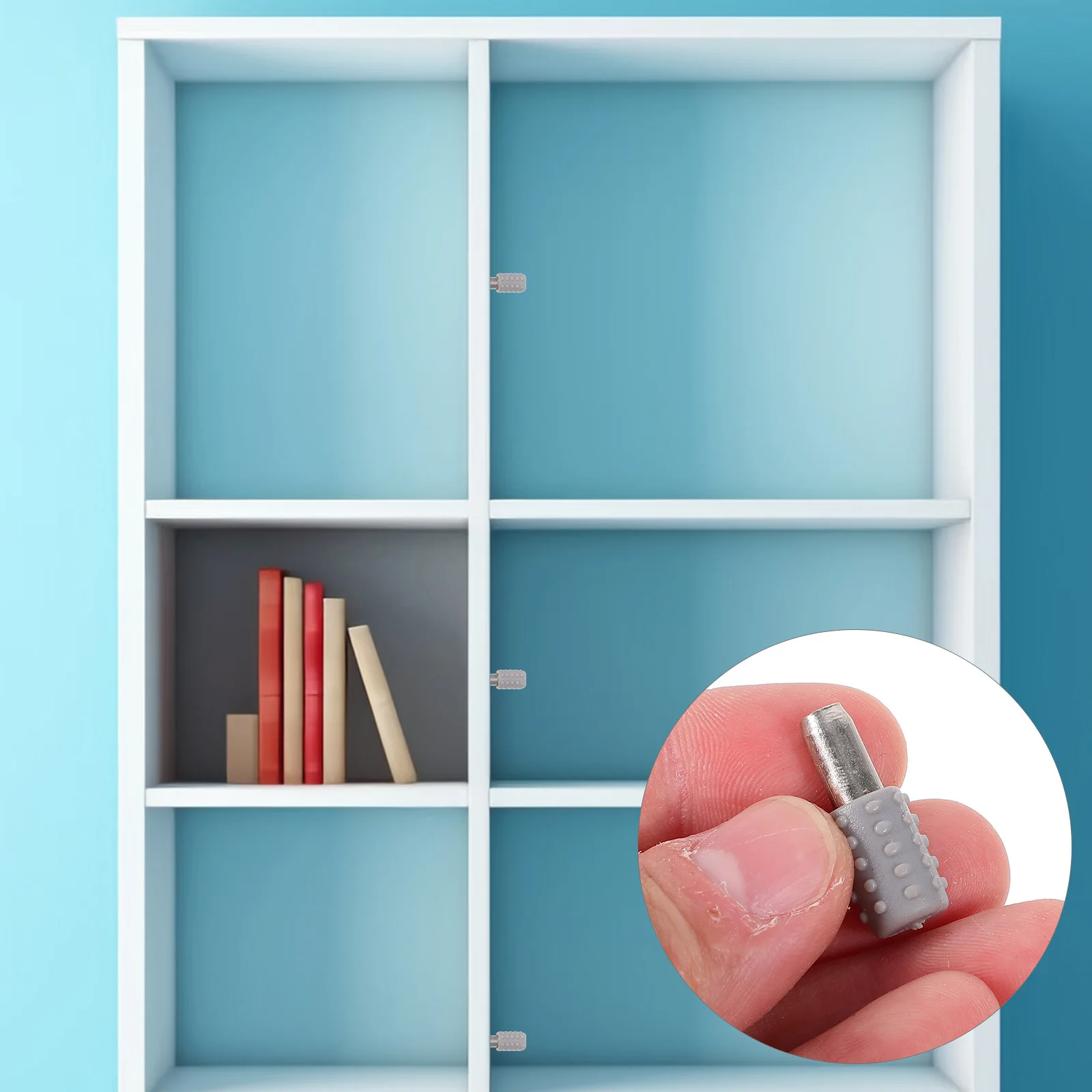 

50Pcs Shelf Brackets Pegs Strong Load-Bearing Adjustable for Closet Kitchen Cabinet Glass Display Stand Shelf Support Pins