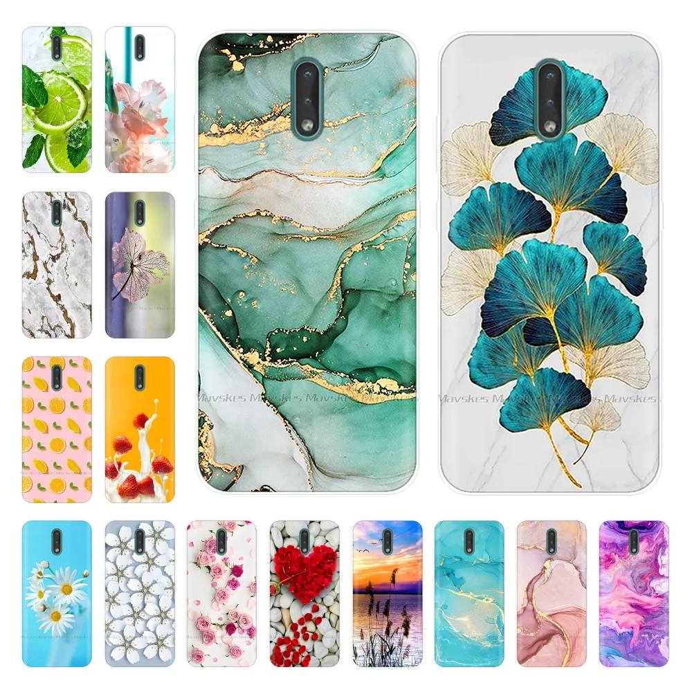 Case For Nokia 2.3 Case TA-1211 TA-1214 TA-1206 TA-1209 Nokia2.3 Cases Painted Silicone Bumper Back Cover Soft Clear TPU Fundas