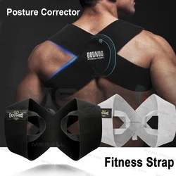 Back Posture Corrector Belt Unisex Fitness Strap Spine Correction Orthopedic Shoulder Pad Back Support Back Brace Straight Strap