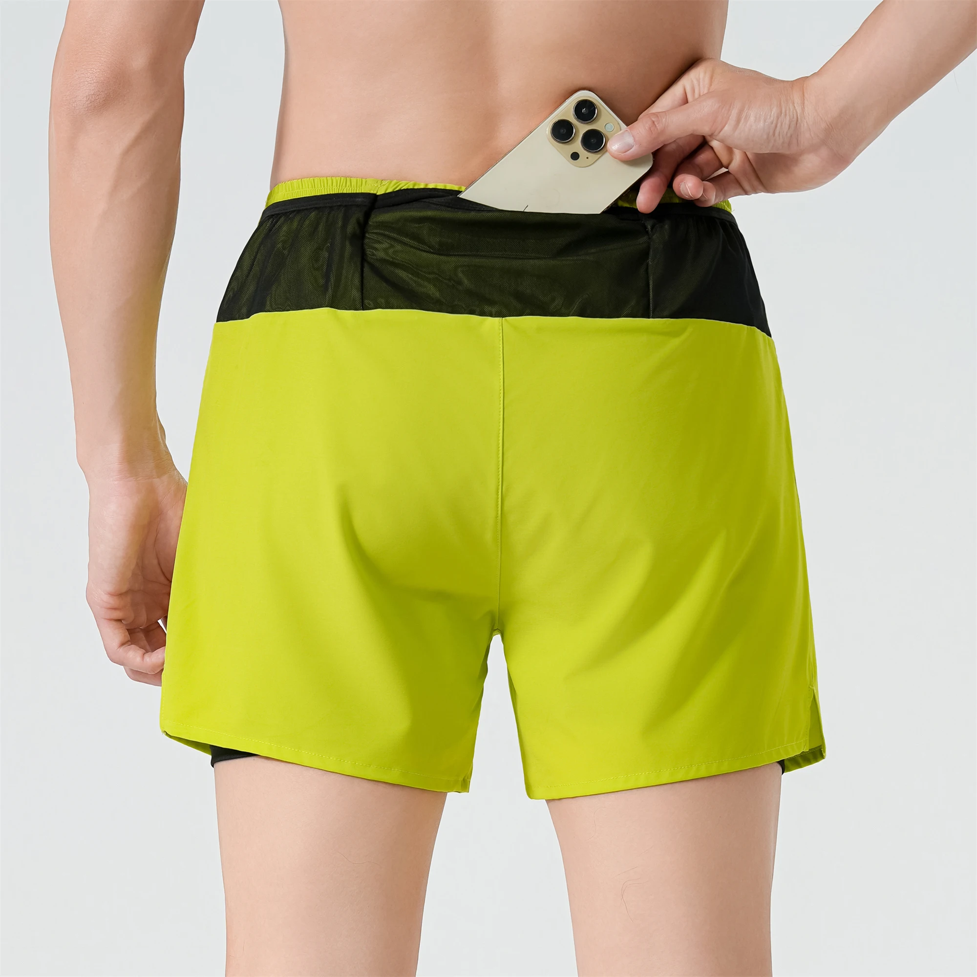 Mens Women 2 in 1 Running Shor - Cycling Commuter Shorts recension och pris
