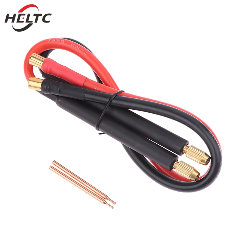 1set DIY Spot Welding Pen Handheld Pulse Welding Pure Copper Cable Alumina Brazing Needle For Spot Welder Machine