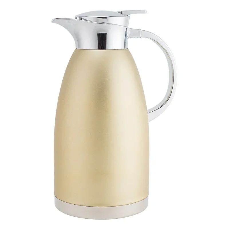 High Capacity Vacuum Insulation Pot 304 Stainless Steel Thermos Bottle Water Jug Double Layer Insulated Coffee Pots Tea Kettle