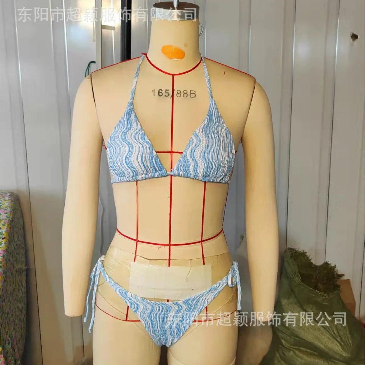 المحيط الرياح الإضافية مثير حقيبة مثلث كابل طباعة الرسن بيكيني للشاطئ 2025 جديد