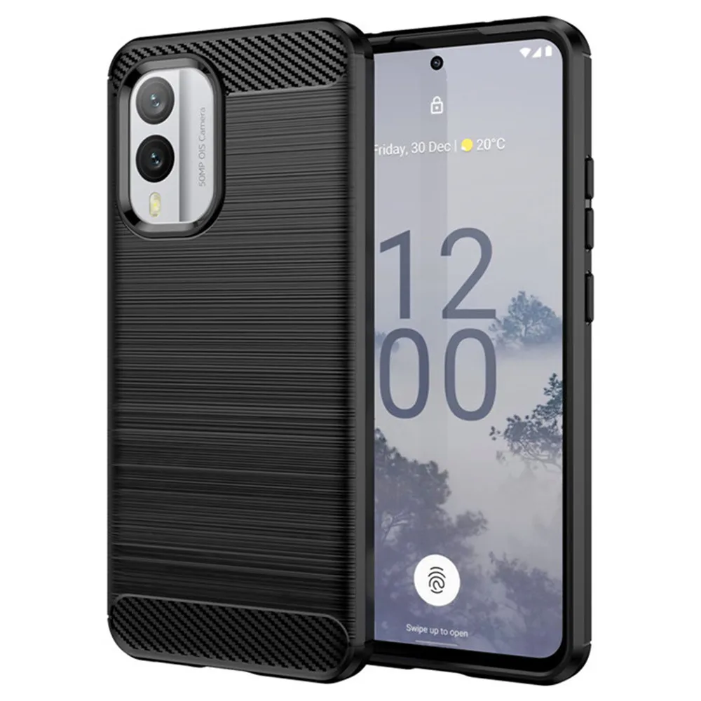 Para nokia x30 5g caso de luxo macio silicone capa protetora para nokia x30 x 30 nokiax30 casos telefone