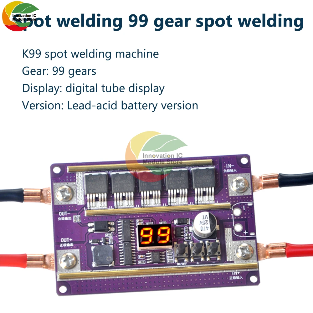 12V saldatura a punti automatica fai da te Set completo di accessori 18650 saldatrice a punti batteria al litio 99 saldatrice a punti ad ingranaggi