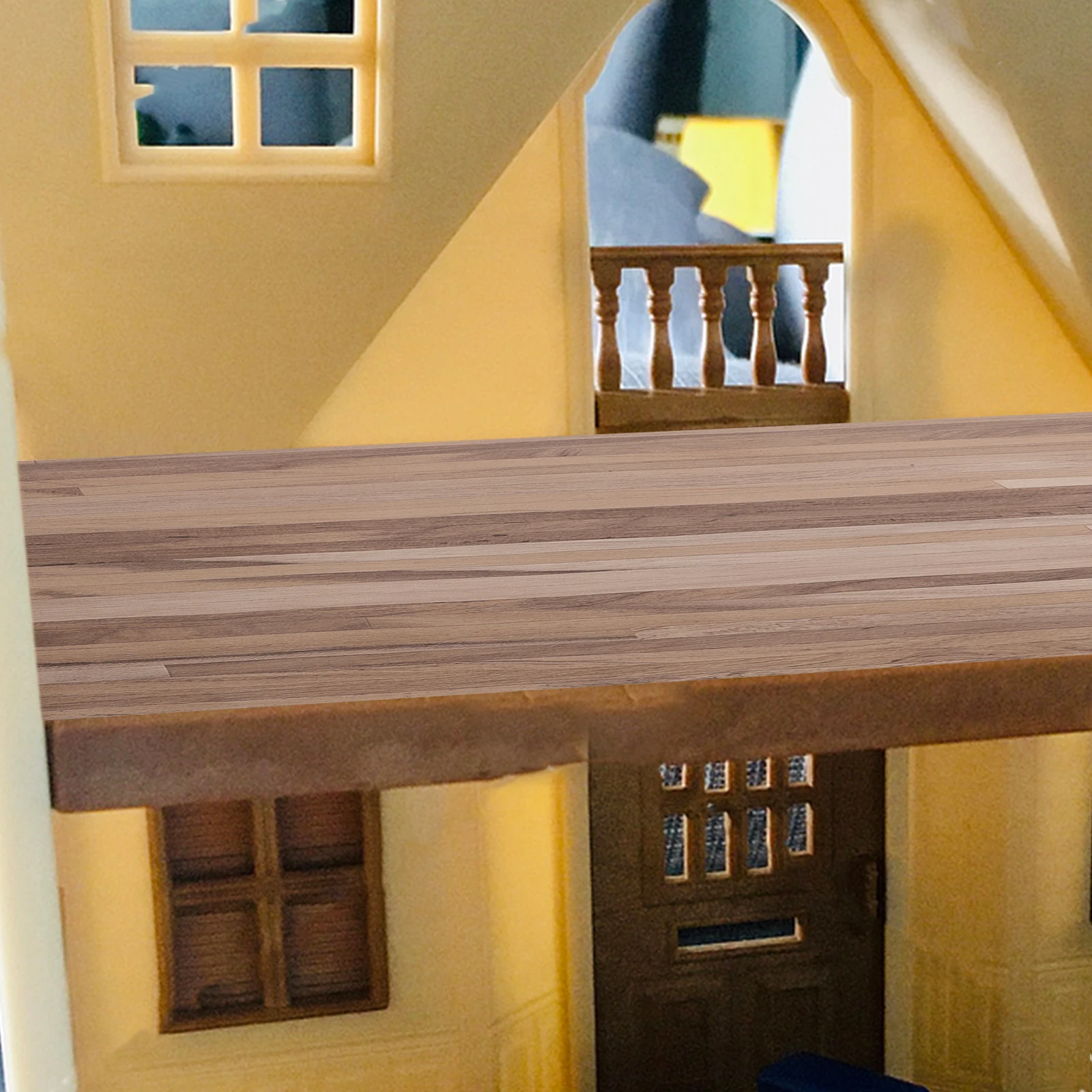 

Realistic Dollhouse Sheets Peel Stick Plastic Wood Strip Floorboards Miniature Self Adhesive For Ob11 Dollhouses Wood