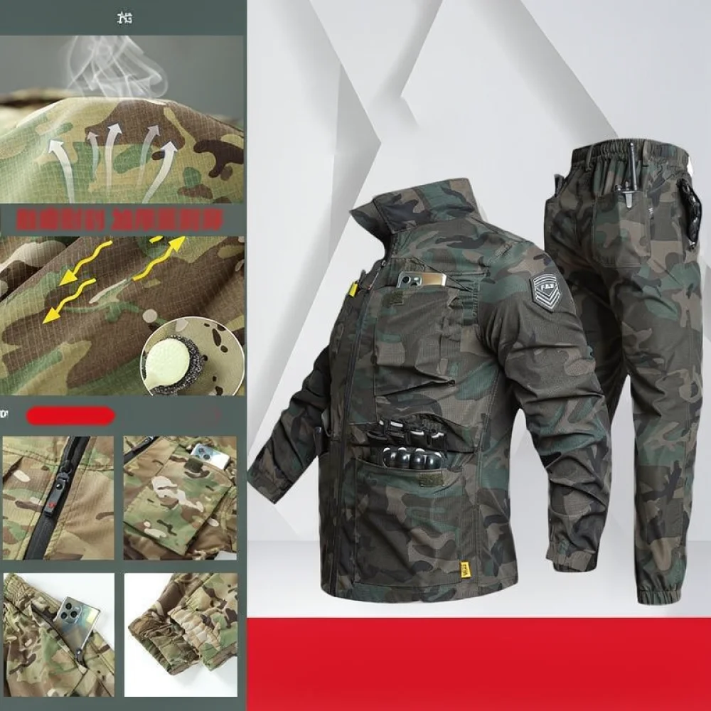 Mens Outdoor Camo Work Uniform - огляд і ціна Camping Outdoor Clothing