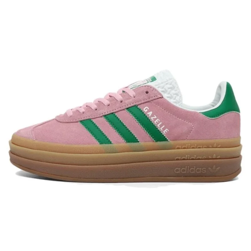 Adidas Gazelle BOLD True Pink Green Fashion Jogging Trainers Sneakers Outdoor Sports Shoe Women Men Skateboarding Shoes