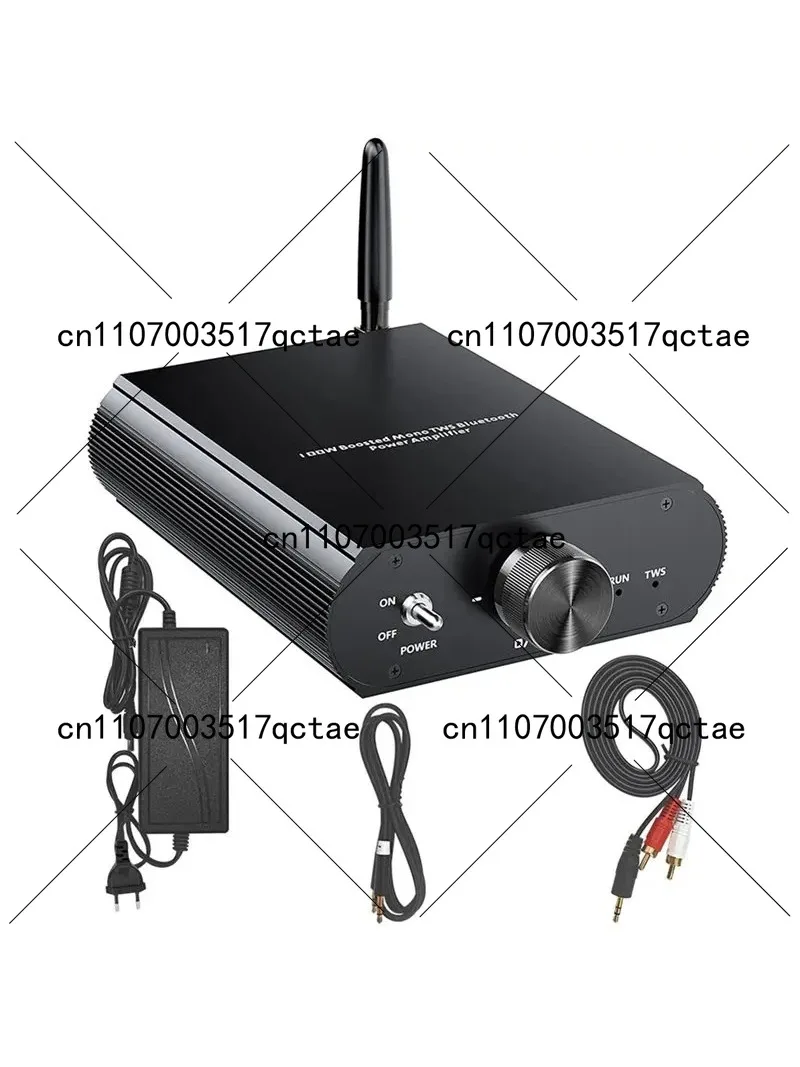 Bluetooth 5.3 Mono Power Amplifier, 12-24V Mini Audio 100W Amp with APP Control, TPA3116 Chip