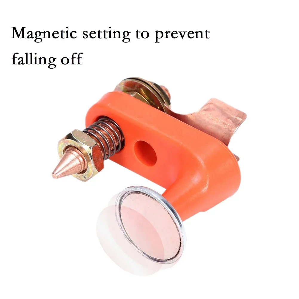 1pcs Magnetic Ground Clamp Single Double Head Welding Auxiliary Device Metalworking For Welding Equipment Parts