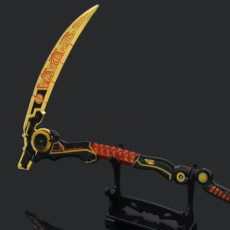 Apex Legends Revenant Heirloom Death Grip Curve Detachable Fold Game Peripheral 30cm Metal Sword Weapon Model Toys Boys Gifts