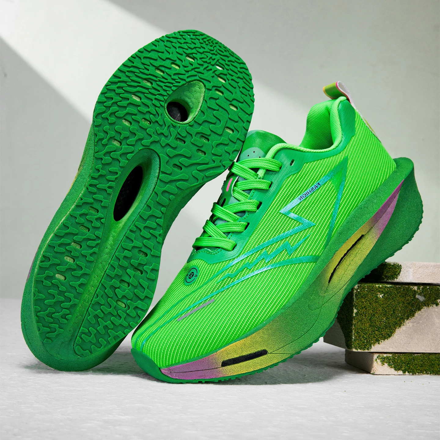 Marathon-Laufschuhe für Herren, Carbon-Platte, Spezial-Sportschuhe, atmungsaktiv, leicht, bequeme Damen-Sportschuhe, Chunta-Sneaker. – Detail 34