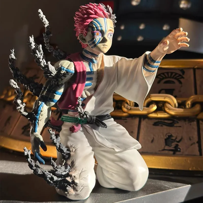 

Demon Slayer Akaza Hakuji Anime Figure Model Ornament Boys Pvc Toys Collectible Room Decoration Children Gifts