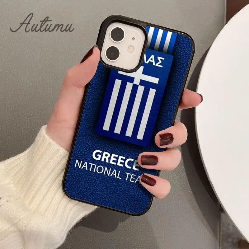 Greece Greek Flag Phone Case for iPhone 15 16 SE2020 11 12 13 14 Pro Max mini 7 8 Plus coque Fundas Shell