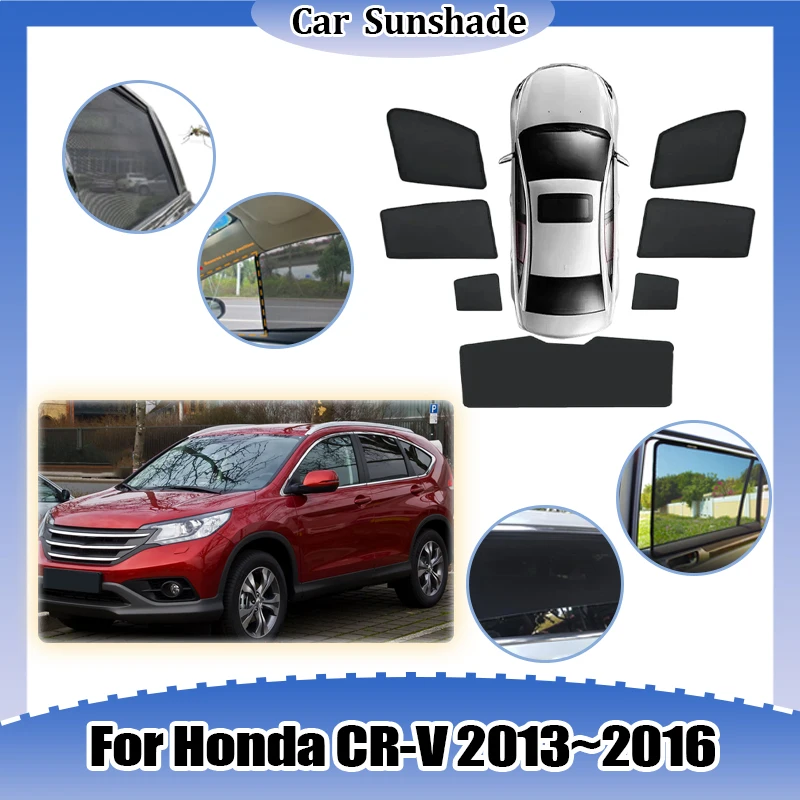 

Sun Visor For Honda CR-V CRV 2013 2014 2015 2016 Mesh Sunshade Heat Insulation UV Protection Privacy Curtain Auto Accessories