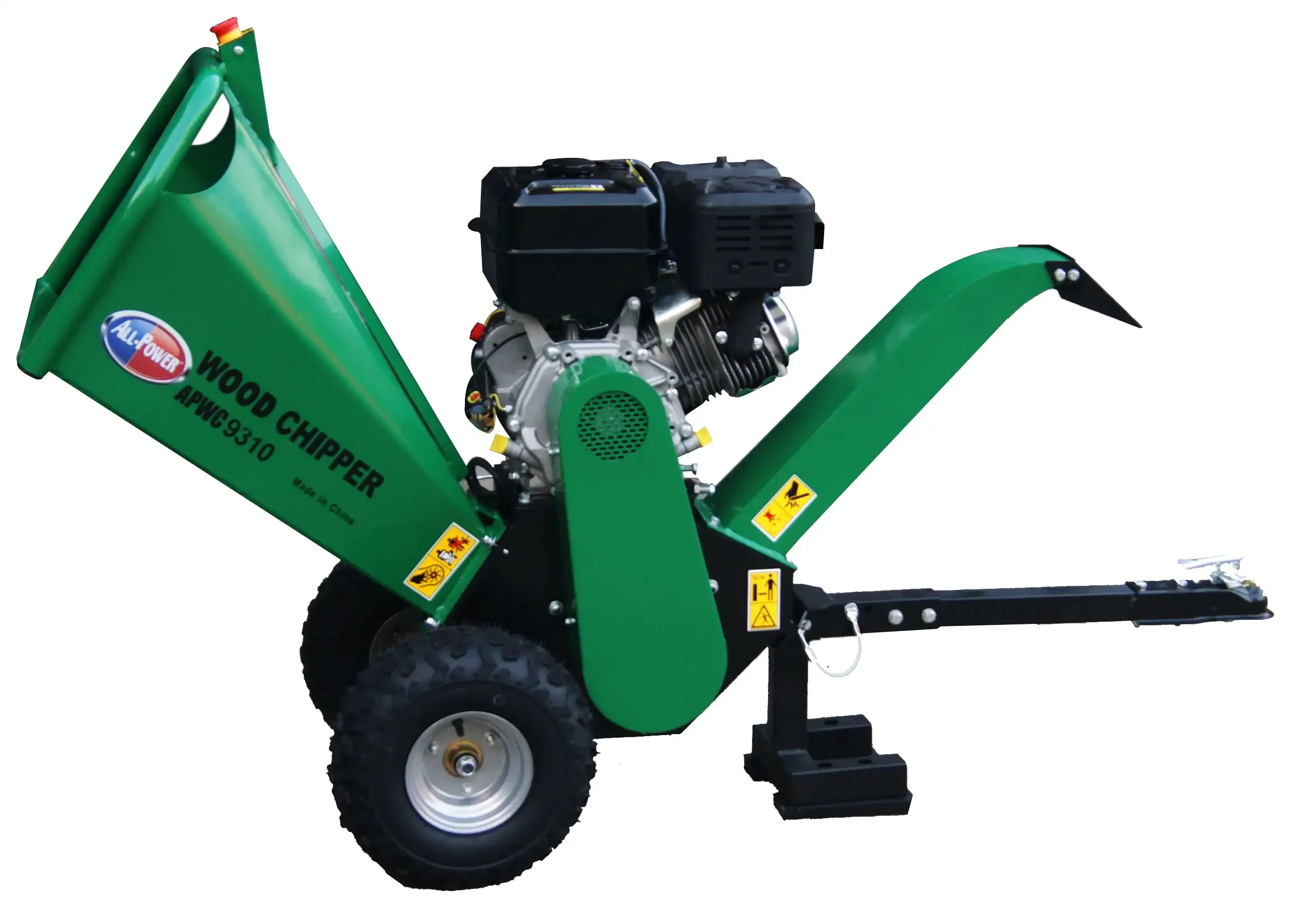 Heavy Duty Durable Wood Chipper Shredder Mulcher-Max 5" Inch Cutting Diameter Capacity Gas Powered 15HP 420cc 5 inch APWC9310 image 5