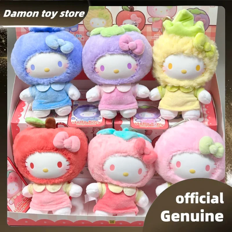 

New Genuine Hellokitty Fruity Paradise Series Blind Box Cute Bag Pendants Hellokitty Mystery Box Lovely Decor Trendy Toys Gifts