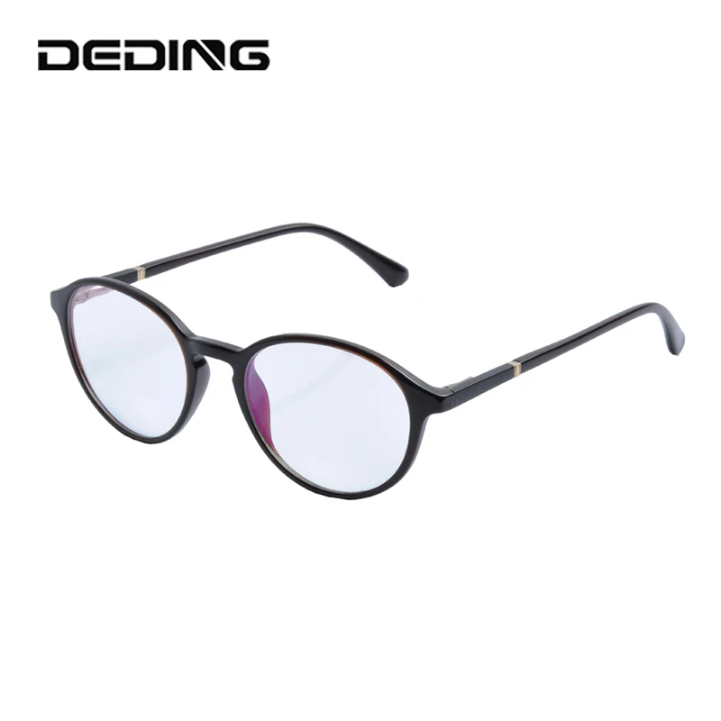 Round TR90 Glasses Frame For Women Men Retro Eyeglasses Frame With Spring Hinge DD1436