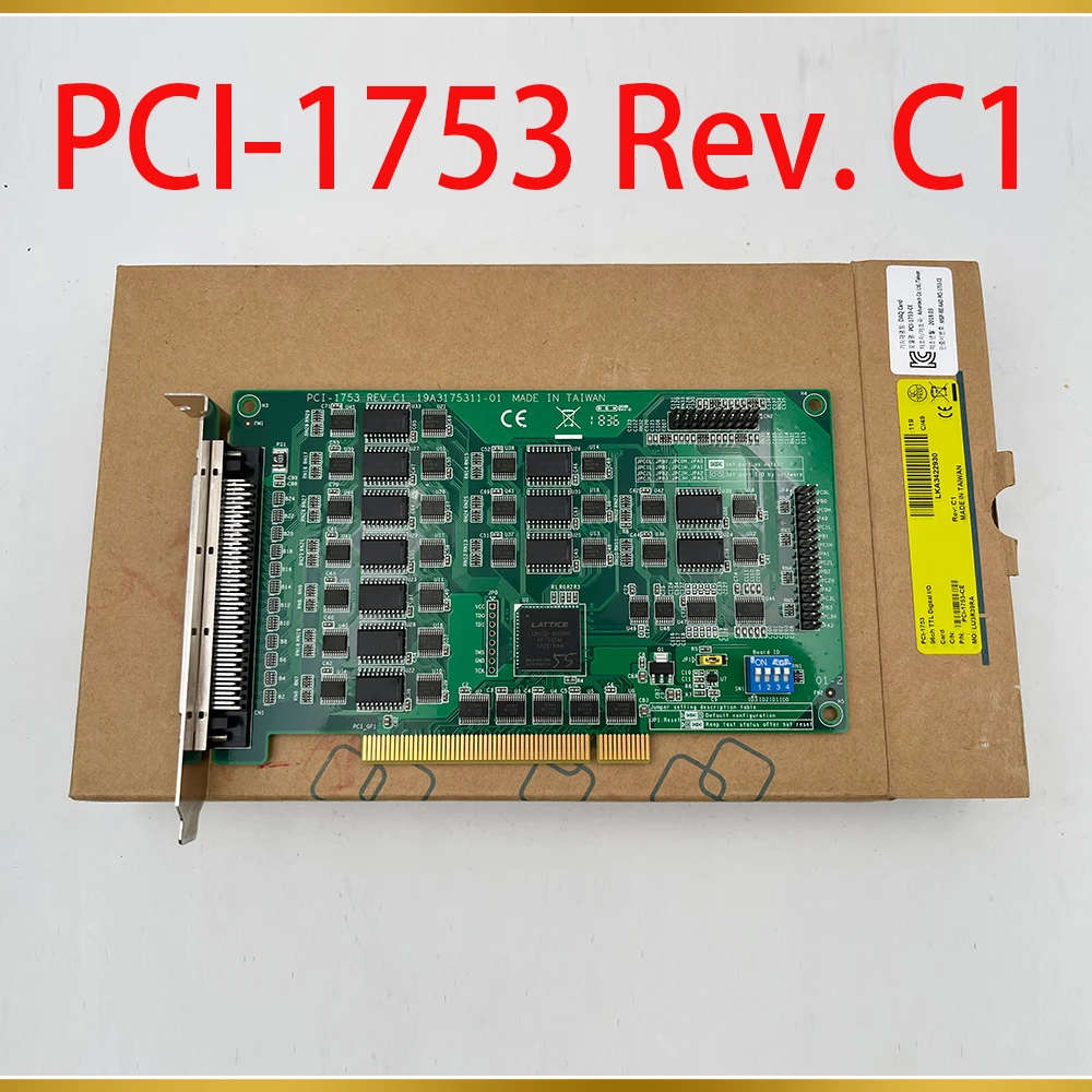 Data Acquisition 96-channel (192-bit) Digital Quantity I/0 Card For Advantech PCI-1753 Rev. C1