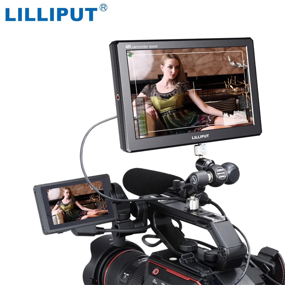 

LILLIPUT A8S 8.9 Inch 350nit 3G-SDI Mini Monitor 3D-LUT Camera Field Monitor 4K HD-MI 1920X1200 DSLR Camrea