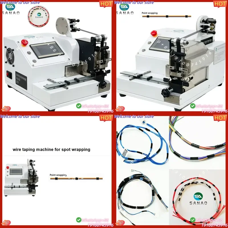 

CE Certificate Applicable to Various Tapes Electrical Insulation Tape Winding Machine Wire Taping Machine for Point Wrapping