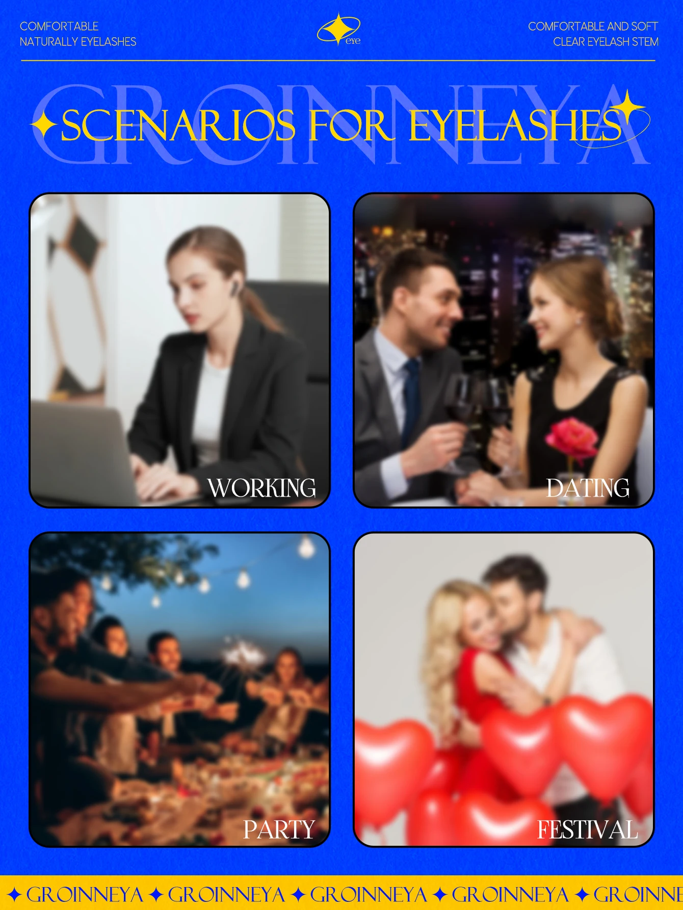 ขนตาปลอม Veltrinay แบบ 3 มิติ ทรงตาแมว ขนตาธรรมชาติ ก้านใส ทำจากพลาสติกอย่างดี เหมาะสำหรับมือใหม่ แต่งหน้า